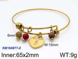 Stainless Steel Gold-plating Bangle