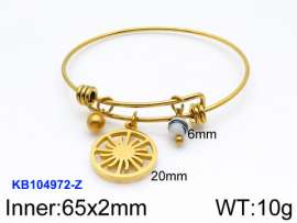 Stainless Steel Gold-plating Bangle