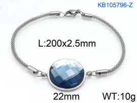 Stainless Steel Stone Bracelet