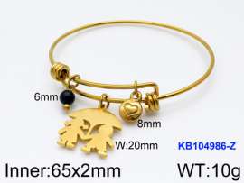 Stainless Steel Gold-plating Bangle