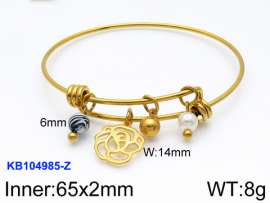 Stainless Steel Gold-plating Bangle