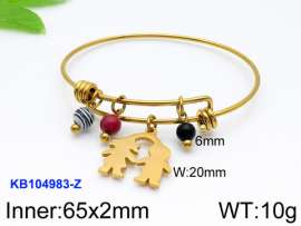 Stainless Steel Gold-plating Bangle