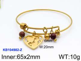 Stainless Steel Gold-plating Bangle