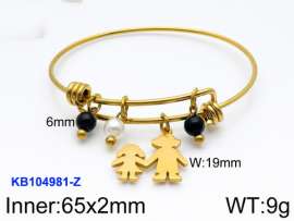 Stainless Steel Gold-plating Bangle