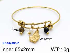 Stainless Steel Gold-plating Bangle