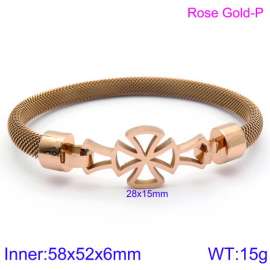 Stainless Steel Rose Gold-plating Bangle