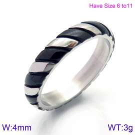 Stainless Steel Black-plating Ring