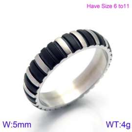 Stainless Steel Black-plating Ring
