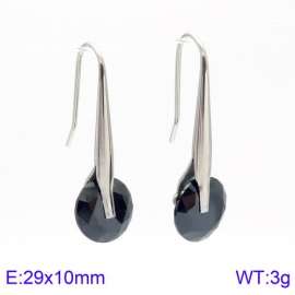 Stainless Steel Stone&Crystal Earring