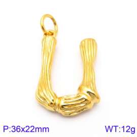 Stainless Steel Gold-plating Pendant