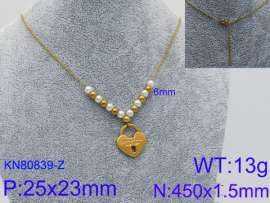 SS Gold-Plating Necklace