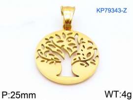 Stainless Steel Gold-plating Pendant