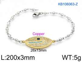 Stainless Steel Stone Bracelet
