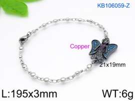 Stainless Steel Stone Bracelet