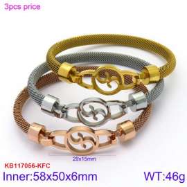 Stainless Steel Rose Gold-plating Bangle