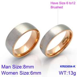 Stainless Steel Lover Ring