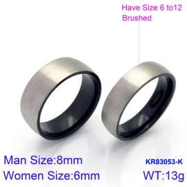 Stainless Steel Lover Ring