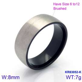 Stainless Steel Black-plating Ring