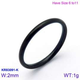 Stainless Steel Black-plating Ring