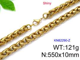 SS Gold-Plating Necklace