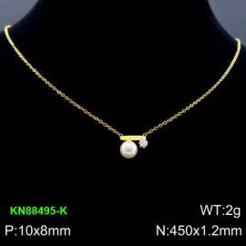 SS Gold-Plating Necklace