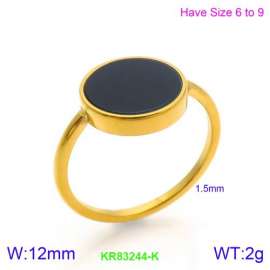 Stainless Steel Gold-plating Ring