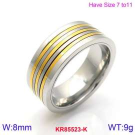 Stainless Steel Gold-plating Ring