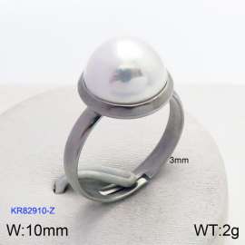 SS Shell Pearl Rings