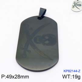 Stainless Steel Black-plating Pendant