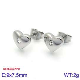 Stainless Steel Stone&Crystal Earring