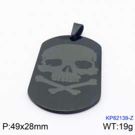 Stainless Steel Black-plating Pendant