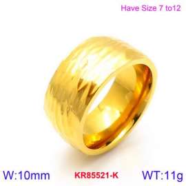 Stainless Steel Gold-plating Ring