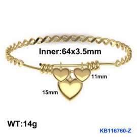 Stainless Steel Gold-plating Bangle