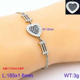 Stainless Steel Stone Bracelet