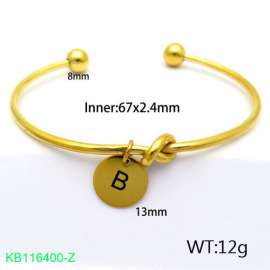 Stainless Steel Gold-plating Bangle