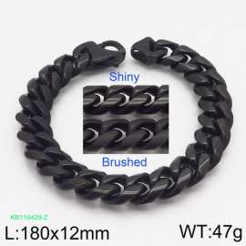 Stainless Steel Black-plating Bracelet