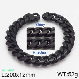 Stainless Steel Black-plating Bracelet