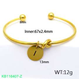 Stainless Steel Gold-plating Bangle