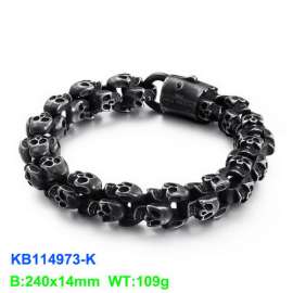 Stainless Skull Bracelet