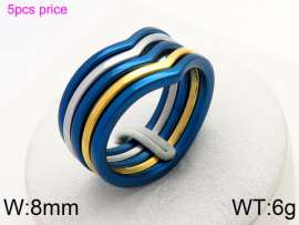 Stainless Steel Gold-plating Ring