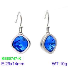 Stainless Steel Stone&Crystal Earring