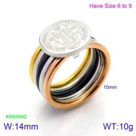 Stainless Steel Gold-plating Ring