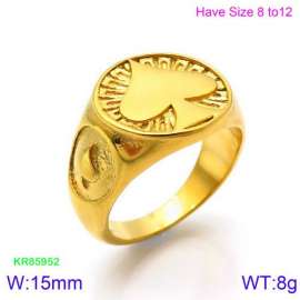 Stainless Steel Gold-plating Ring