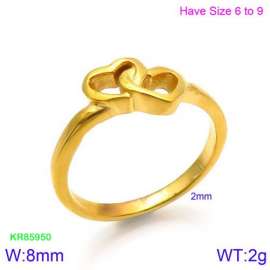 Stainless Steel Gold-plating Ring