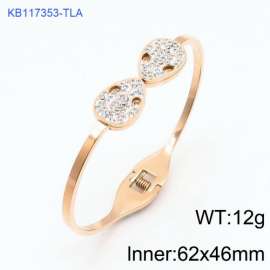 Stainless Steel Rose Gold-plating Bangle