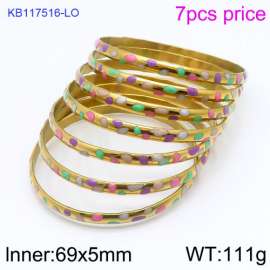 Stainless Steel Gold-plating Bangle