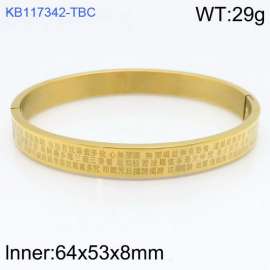 Stainless Steel Gold-plating Bangle