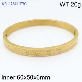 Stainless Steel Gold-plating Bangle