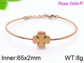 Stainless Steel Rose Gold-plating Bangle