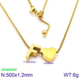 SS Gold-Plating Necklace